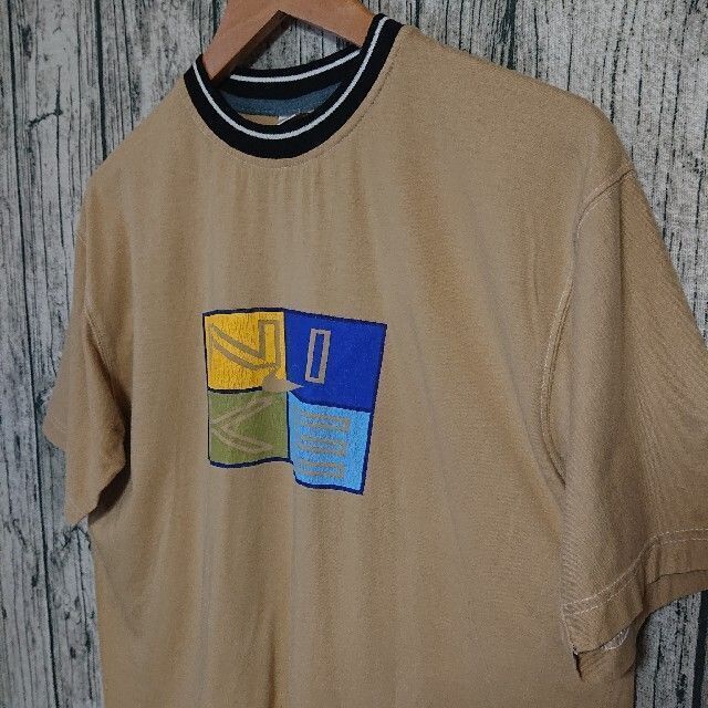NIKE - 90s白タグNIKE古着Tシャツナイキベージュ首もと切り替え NIKE - 90s白タグNIKE古着Tシャツナイキベージュ首もと切り替え