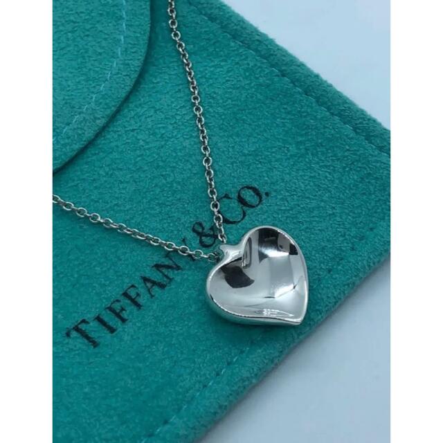 極美品 Tiffany ティファニー ハート ネックレス SV925