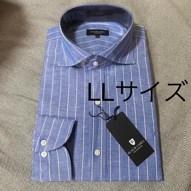 日本人気超絶の BLACK ワイシャツ「LL」①  新品　ブラックレーベル　クレストブリッジ - CRESTBRIDGE LABEL シャツ