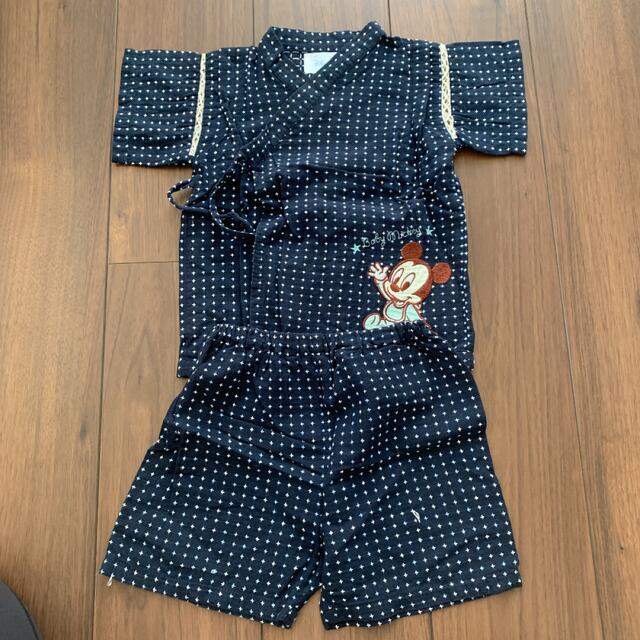 西松屋(ニシマツヤ)のミッキーマウス　甚平　95cm キッズ/ベビー/マタニティのキッズ服男の子用(90cm~)(甚平/浴衣)の商品写真