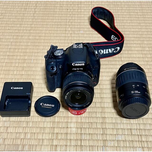 キヤノン　EOS kiss X3 18-55mm、55-200mm付き　良品