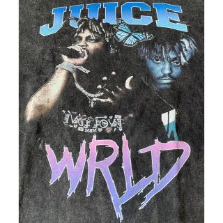 ジュースワールド Juice Wrld ラップt ヴィンテージ 加工 tシャツの ...