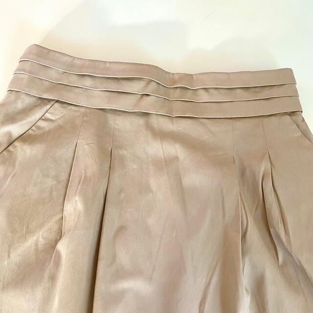 ROPE’(ロペ)のROPE ロペ 台形スカート  ジュン  キュプラ レディースのスカート(ひざ丈スカート)の商品写真