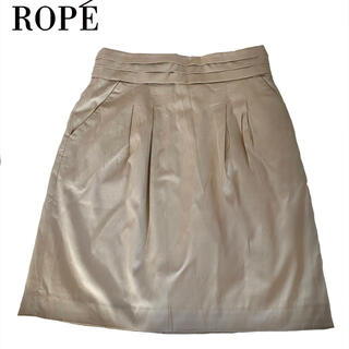 ロペ(ROPE’)のROPE ロペ 台形スカート  ジュン  キュプラ(ひざ丈スカート)