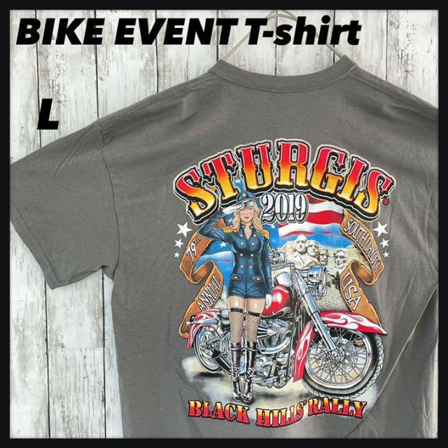 未使用⭐︎バイクウィーク限定Tシャツ 半袖Tシャツ バッグプリントデットストック