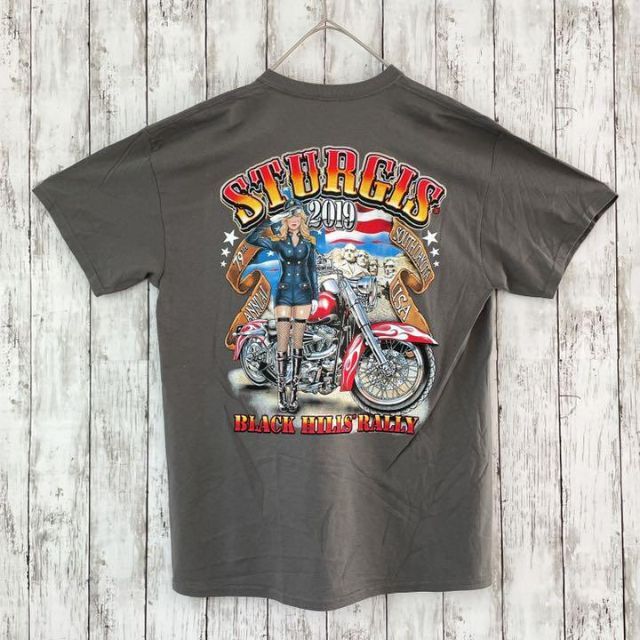 未使用⭐︎バイクウィーク限定Tシャツ 半袖Tシャツ バッグプリントデットストック