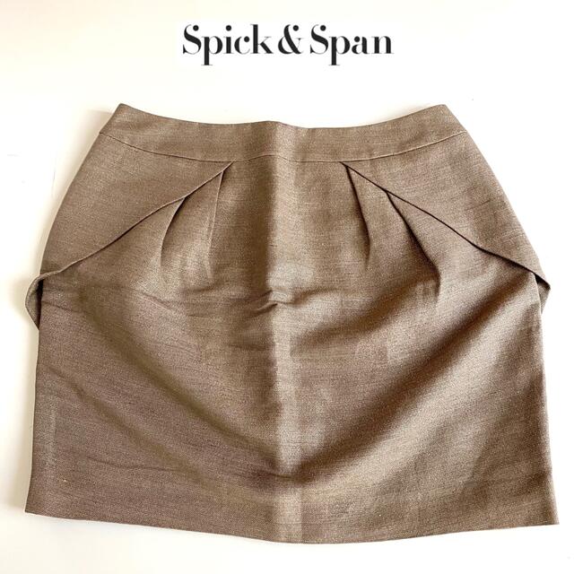 Spick & Span(スピックアンドスパン)のSpick & Span スピックアンドスパン コクーン スカート ミニスカート レディースのスカート(ミニスカート)の商品写真