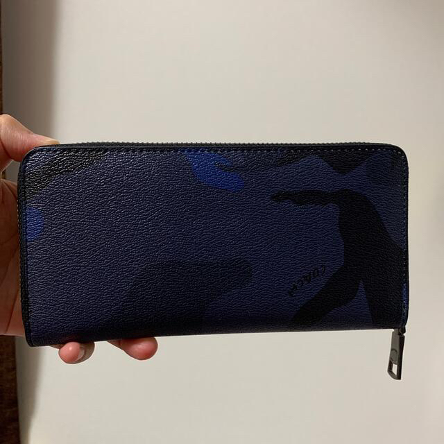 COACH(コーチ)の箱・袋付き　57802  長財布　ブルー迷彩　 メンズのファッション小物(長財布)の商品写真