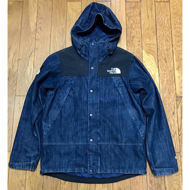 Supreme TNF Denim Dot Shot Jacket Sサイズ美品