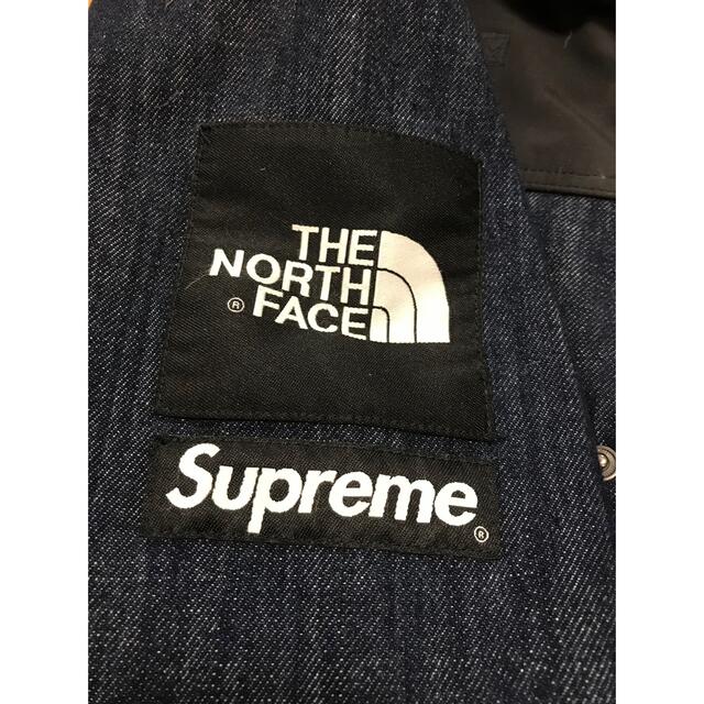 Supreme(シュプリーム)のSUPREME × THE NORTH FACE DENIM JACKET メンズのジャケット/アウター(マウンテンパーカー)の商品写真