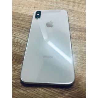 アイフォーン(iPhone)のiPhone X 64 シルバー(スマートフォン本体)