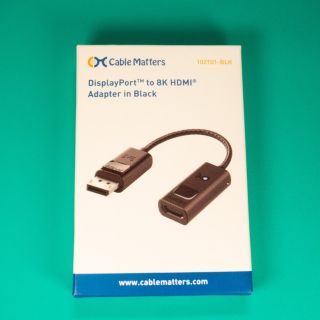 Cable Matters 8K DisplayPort HDMI 変換アダプタ(PC周辺機器)