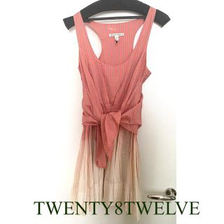 トゥエンティーエイトトゥエルブバイエスミラー(Twenty8Twelve by s.miller)のTWENTY8TWELVEトゥエンティー エイト トゥエルヴ　ワンピース(ひざ丈ワンピース)