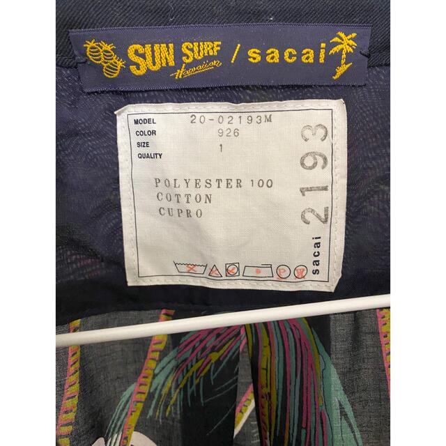 sacai(サカイ)のsacai SUNSURF プルオーバー シャツ TOGA サカイ メンズのトップス(Tシャツ/カットソー(半袖/袖なし))の商品写真