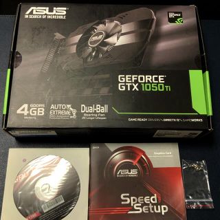 エイスース(ASUS)のASUS  PH-GTX1050TI-4G グラボ 最終値下げ(PCパーツ)