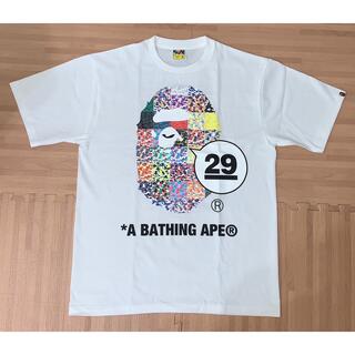 A BATHING APE - ★未使用★ APE 29周年 記念 店舗カモ 大猿 Tシャツ XL シャーク　
