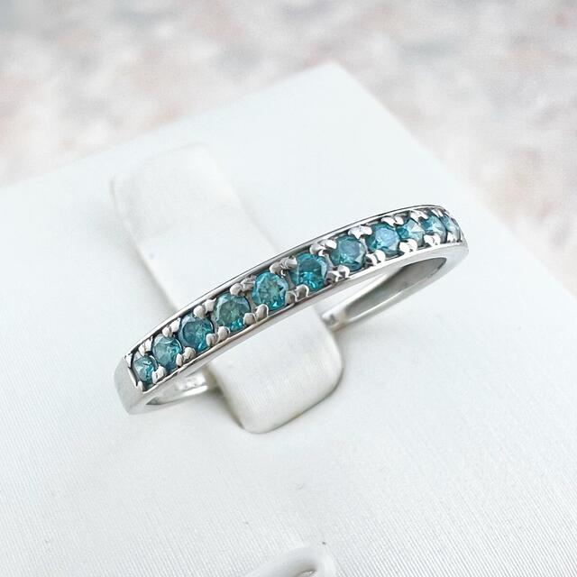 Pt950 ブルーダイヤモンド リング☺︎ justindo.co.id