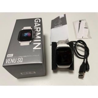 ガーミン(GARMIN)のGARMIN Venu Sq Music White/Slate(腕時計(デジタル))