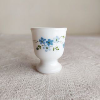 アッシュペーフランス(H.P.FRANCE)のvintage *❀ ミルクガラス  egg cup ✿  from フランス(食器)