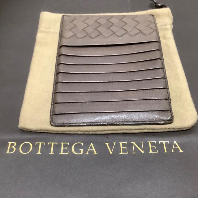 Bottega Veneta(ボッテガヴェネタ)のボッテガヴェネタ　カードケース／コインケース　ブラウン系 レディースのファッション小物(コインケース)の商品写真