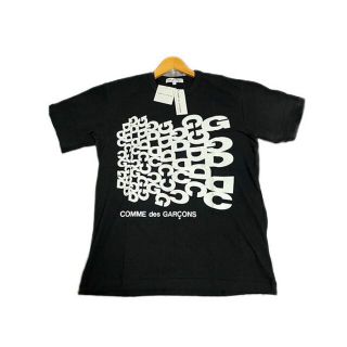 コムデギャルソン(COMME des GARCONS)のCOMME des GARCONS　ロゴ　プリント　Tシャツ ブラック(Tシャツ/カットソー(半袖/袖なし))