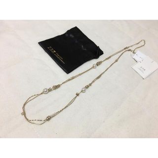 ニジュウサンク(23区)の561新品23区ラインストーンパールゴールドネックレス￥12100(ネックレス)