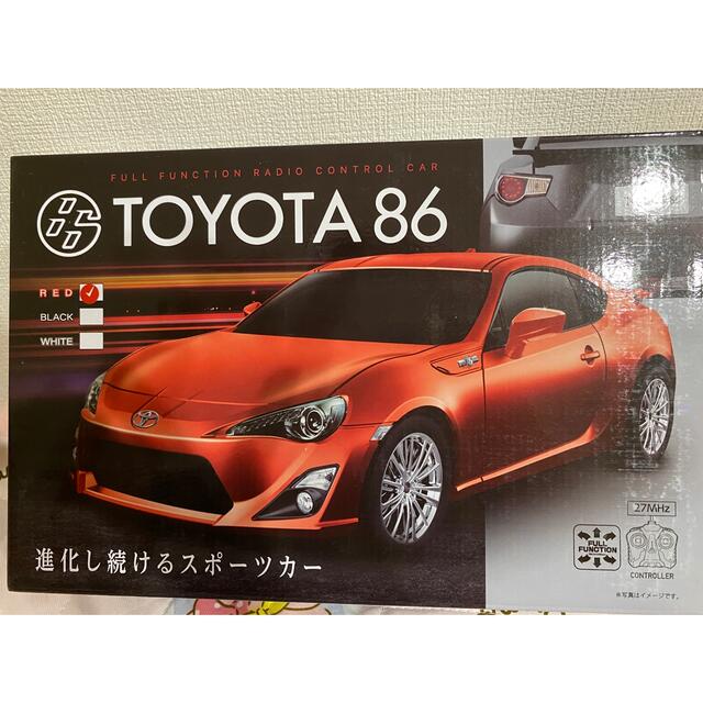 TOYOTA86 ラジコン　【レッド】 エンタメ/ホビーのおもちゃ/ぬいぐるみ(ホビーラジコン)の商品写真