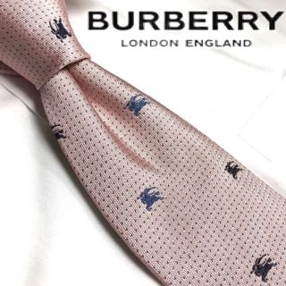 バーバリー(BURBERRY)の[美品！クリーニング済！]BURBERRY LONDON ホースロゴ！シルク(ネクタイ)