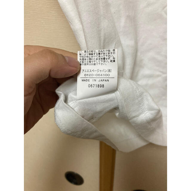 agnes b.(アニエスベー)のアニエスベーTシャツ　白　サイズ02 レディースのトップス(Tシャツ(半袖/袖なし))の商品写真