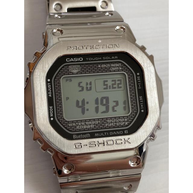 G-SHOCK(ジーショック)のCASIO G-SHOCK GMW-B5000D-1JF フルメタルシルバー メンズの時計(腕時計(デジタル))の商品写真