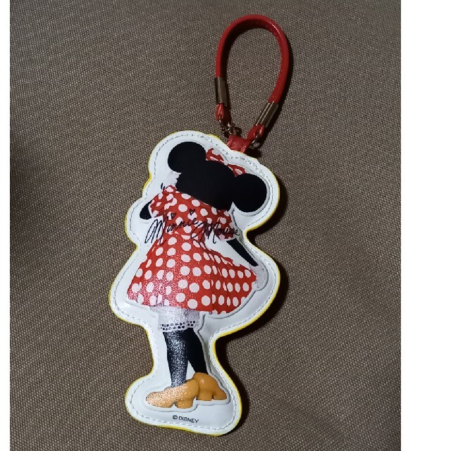Disney(ディズニー)のミニーマウス実写バッグチャーム ハンドメイドのファッション小物(バッグチャーム)の商品写真