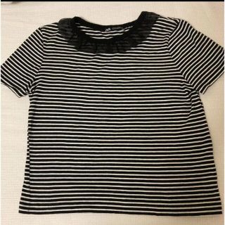 ザラ(ZARA)のZARA ボーダートップス(Tシャツ(半袖/袖なし))