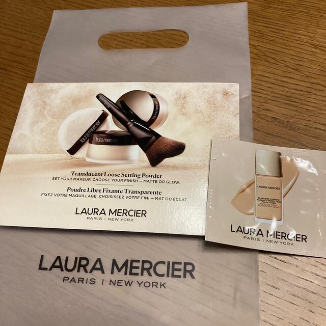 laura mercier(ローラメルシエ)のLAURA MERCIER ローラメルシエ ファンデ&パウダー サンプル コスメ/美容のベースメイク/化粧品(ファンデーション)の商品写真