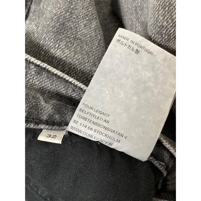 新品《 OUR LEGACY 》EXTENDED THIRD CUT JEANSの通販 by ノブ's shop