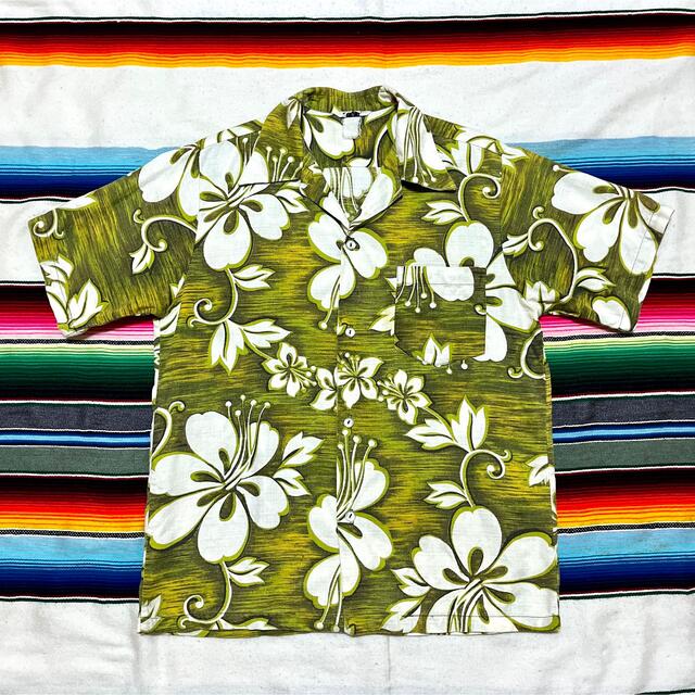 70’s Made In Hawaii コットン ハワイアンシャツ