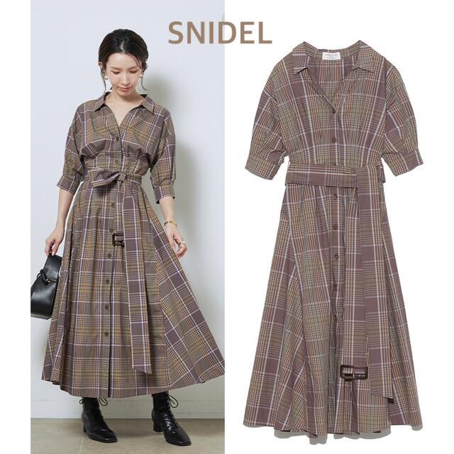 snidel☆コットンシャツワンピース