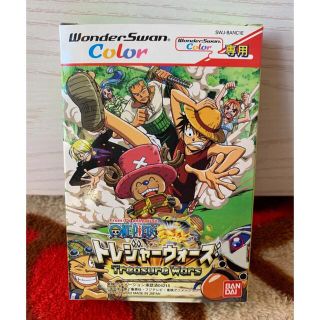 バンダイ(BANDAI)のワンダースワンカラー　ONE PIECE トレジャーウォーズ(携帯用ゲームソフト)