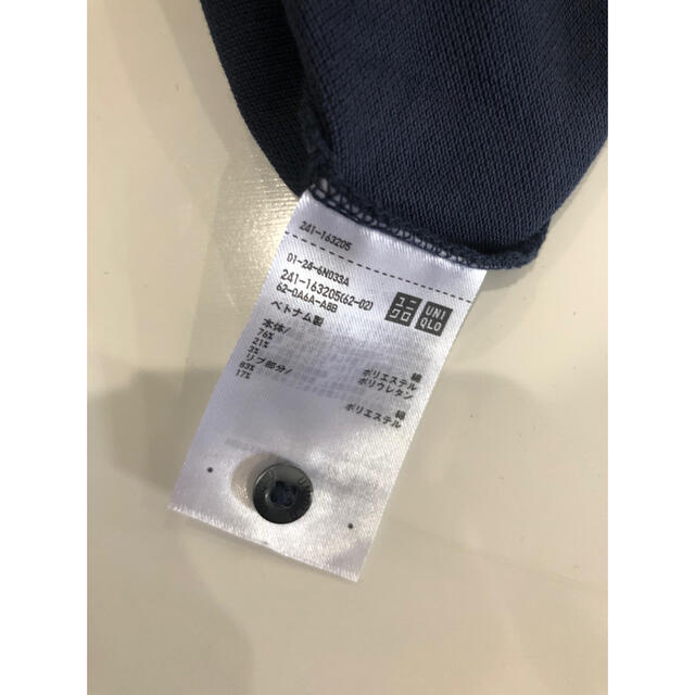 UNIQLO(ユニクロ)のユニクロ　ポロシャツ　ネイビー　XL レディースのトップス(ポロシャツ)の商品写真