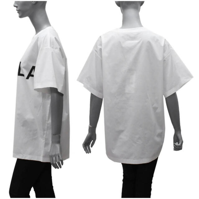 お値下げしました!新品 MM6 メゾンマルジェラ ロゴTシャツ ホワイト