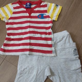 Champion - 男の子 半袖 Tシャツ 半ズボン 上下セット まとめ売り 90の