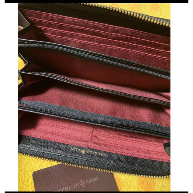 パトリックコックス レザー長財布 チェック柄