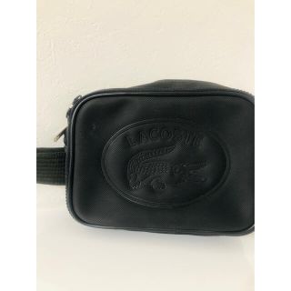 ラコステ(LACOSTE)のラコステ LACOSTE 中古　クラッチバッグ　セカンドバッグ　ブラック　黒(セカンドバッグ/クラッチバッグ)