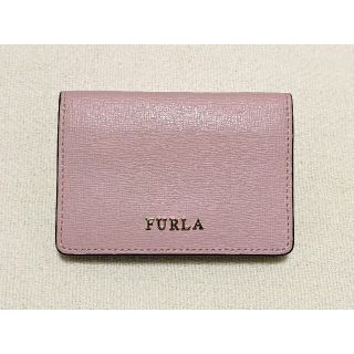 フルラ(Furla)のFURLA フルラ バビロン レザー カードケース 名刺入れ 定期入れ ピンク(名刺入れ/定期入れ)