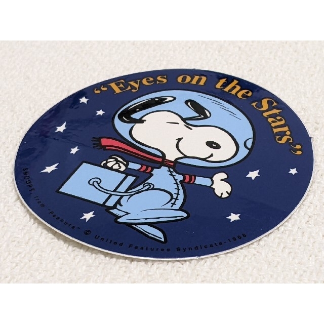 SNOOPY(スヌーピー)の非売品・未使用 希少スヌーピー アストロノーツ NASA アポロ13号 シール エンタメ/ホビーのおもちゃ/ぬいぐるみ(キャラクターグッズ)の商品写真