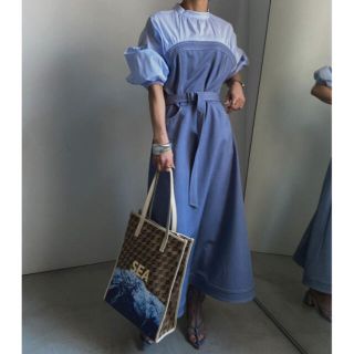 アメリヴィンテージ(Ameri VINTAGE)の【新品】Ameri VINTAGE アフォガードシャツドレス(ロングワンピース/マキシワンピース)