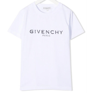 ジバンシィ(GIVENCHY)のジバンシィ　シンプルロゴTシャツ　ホワイト　12(Tシャツ(半袖/袖なし))
