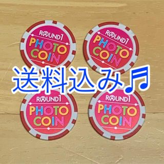 ROUND1 PHOTO COIN 4枚セット(ボウリング場)