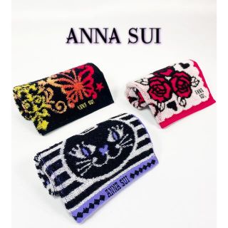 アナスイ(ANNA SUI)のANNA SUI ハンカチ コットン100% 3枚セット(ハンカチ)