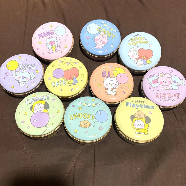 防弾少年団(BTS)(ボウダンショウネンダン)のBT21 プチキャン2 全10種セット エンタメ/ホビーのタレントグッズ(アイドルグッズ)の商品写真