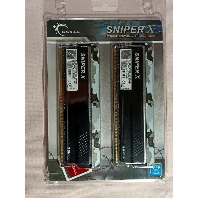 G.Skill SniperX DDR4-3600 8GB×2　メモリ 美品スマホ/家電/カメラ